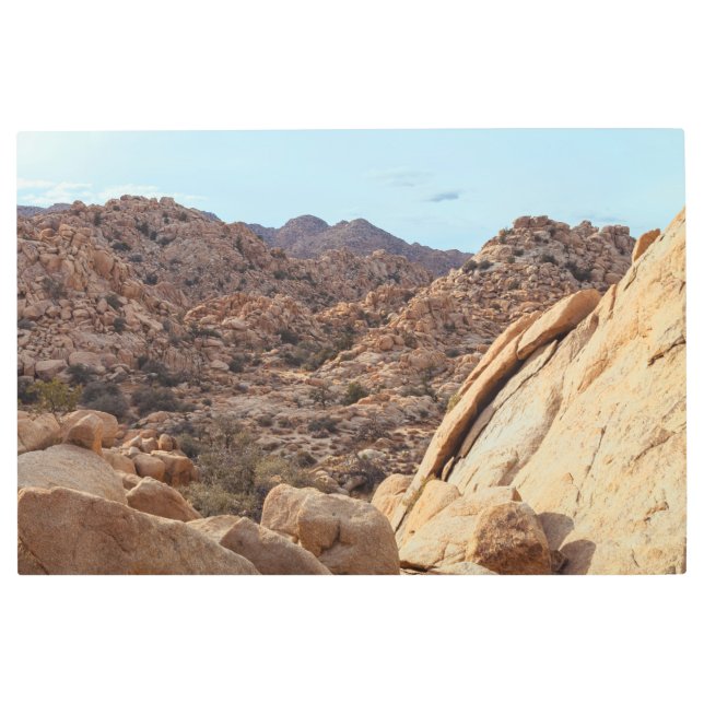 隠れ谷 メタルプリント (正面)