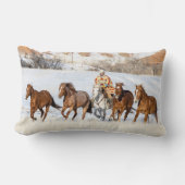 隠れ馬の牧場、ラングラーと馬 ランバークッション (正面)