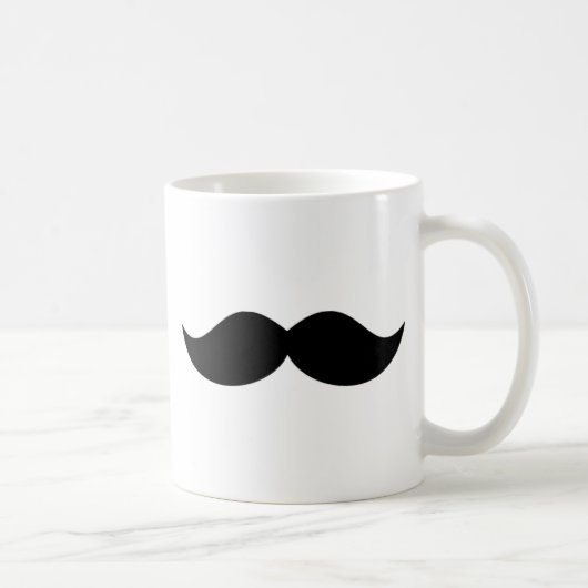 隠匿物MOUSTASH MOSTASHeの髭か口ひげ コーヒーマグカップ (右)