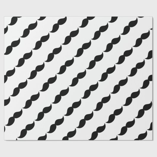 隠匿物MOUSTASH MOSTASHeの髭か口ひげ ラッピングペーパー (フラット)