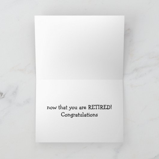 **隠居ユーモア** カード (内部)