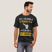 隠居用ナイフ投げナイフ Tシャツ (正面フル)