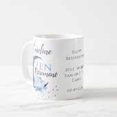 隠居禅蓮の花 コーヒーマグカップ (正面左)