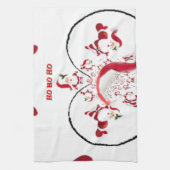 隠岐ドキーサンタ! キッチンタオル (縦)