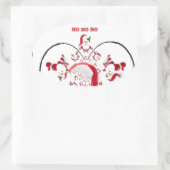 隠岐ドキーサンタ！ 楕円形シール (バッグ)