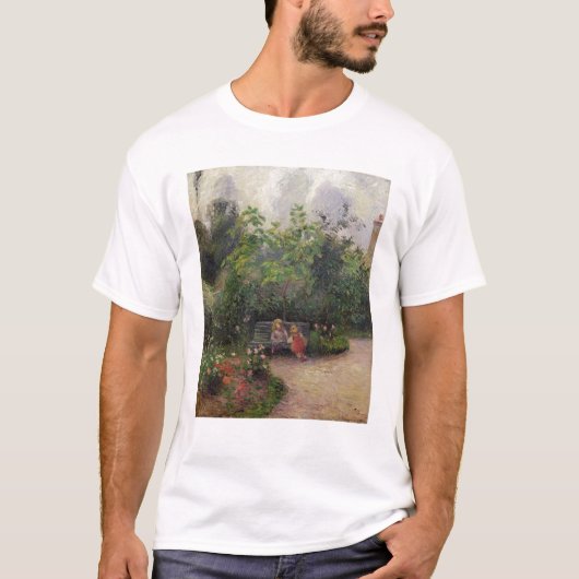 隠者の住処のカミーユ・ピサロ|の庭 Tシャツ (正面)
