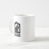 隠者の住処のマグのファッジ コーヒーマグカップ (正面左)