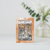 隠者の占いカード 名刺 (スタンド正面)