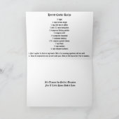 隠者クッキーのレシピ カード (内部)