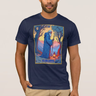 隠者 タロットカード イラスト Tシャツ