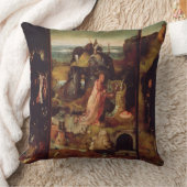 隠者(パネルの油)の祭壇の背後の飾り クッション (ブランケット)
