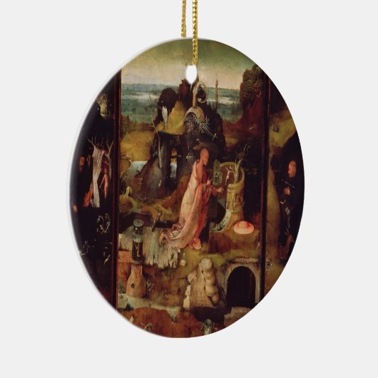 隠者(パネルの油)の祭壇の背後の飾り セラミックオーナメント (右)