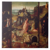 隠者(パネルの油)の祭壇の背後の飾り タイル (正面)