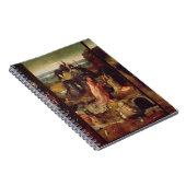 隠者(パネルの油)の祭壇の背後の飾り ノートブック (右側)