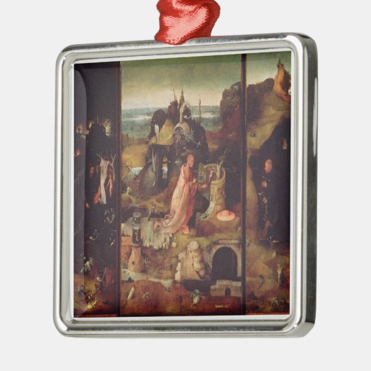隠者(パネルの油)の祭壇の背後の飾り メタルオーナメント (左)