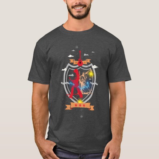 隠遁ロックンスターギフト Tシャツ (正面)