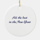 隠陽と巻物オーナメント セラミックオーナメント (裏面)