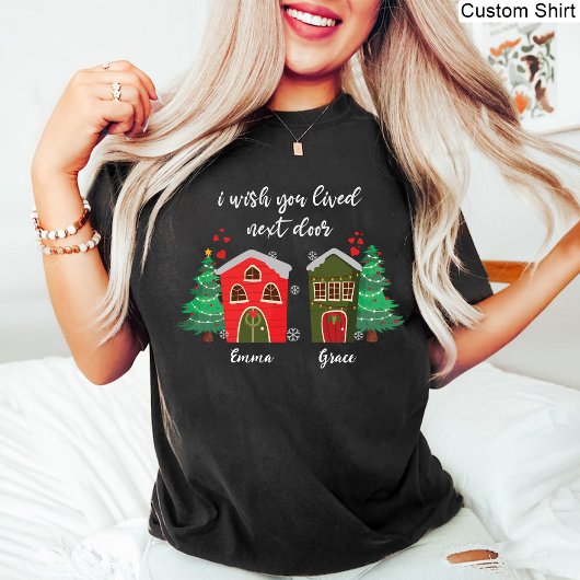 隣に住んでくれたのに |クリスマス記念 Tシャツ