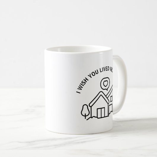 隣に住んでくれたのに コーヒーマグカップ (正面右)