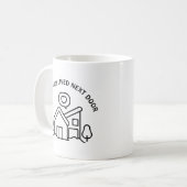 隣に住んでくれたらいいのに コーヒーマグカップ (正面左)