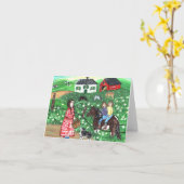 隣のご近所さんたち カード (黄色い花)