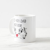 隣のマグカップに住んでくれたらいいのに コーヒーマグカップ (正面左)