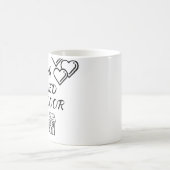 隣のマグカップに住んでくれたらいいのに コーヒーマグカップ (中央)