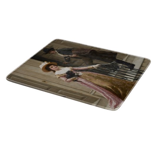 隣の家(浮気カップル) (美しい) カッティングボード (角)