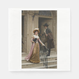 隣の家（浮気カップル） (美しい) スタンダードランチョンナプキン