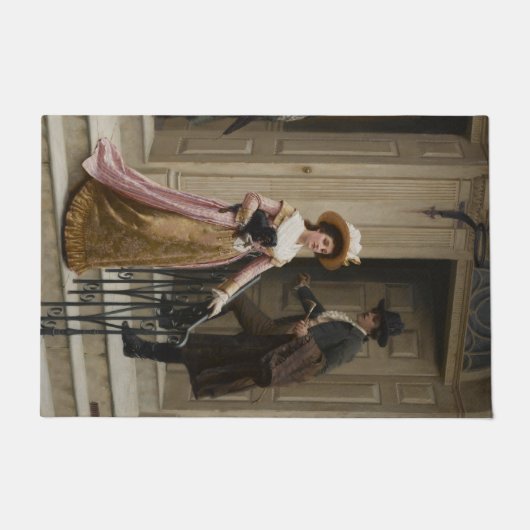 隣の家（浮気カップル） (美しい) ドアマット (正面)