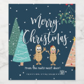 隣の木の実から聖降誕祭お目出とう！ ワインラベル (シングルラベル)