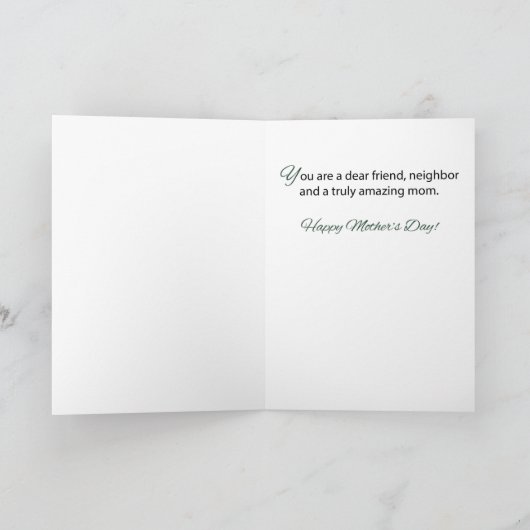 隣の母の日2円錐花 カード (内部)