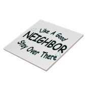 隣の良い人がそこに泊まるようにね タイル (側面)