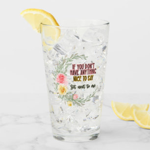 隣もしに座って言うのもいやだ タンブラーグラス