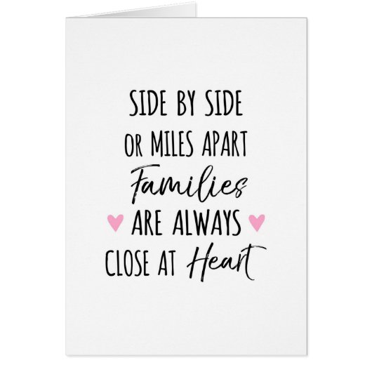 隣り合う、またはマイル離れたファミリが近いハート (正面)