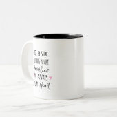 隣り合う、またはマイル離れたファミリが近いハート ツートーンマグカップ (正面左)