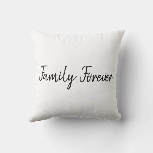 隣り合わせの(両面)家族の枕 クッション (裏面)