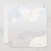 隣パーソナライズされたのギフトカードに住んでほしい 招待状 (裏面)