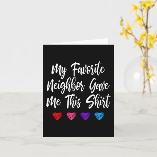 隣人お気に入りのが与えこのおもしろい カード (黄色い花)