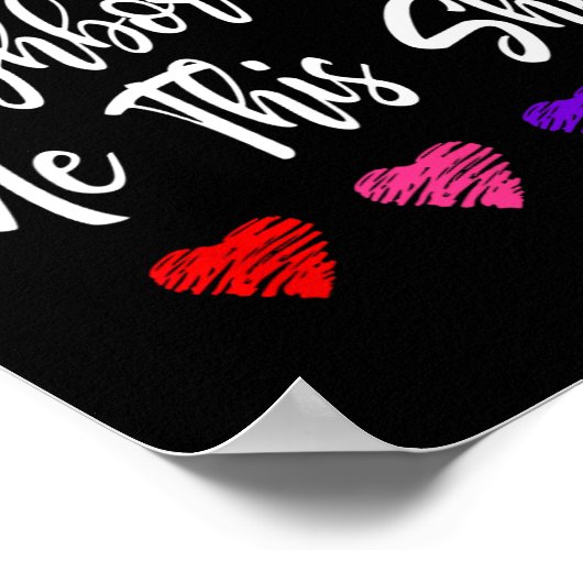 隣人お気に入りのが与えこのおもしろい ポスター (角)