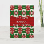 隣人のためのクリスマスカード シーズンカード (正面)