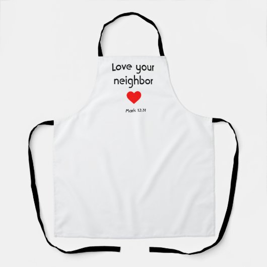 隣人のエプロンを愛しなさい エプロン (正面)