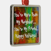 隣人のクリスマス メタルオーナメント (右)