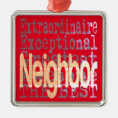 隣人の並外 メタルオーナメント (正面)