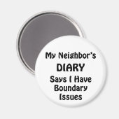 隣人の日記 マグネット (正面/裏面)