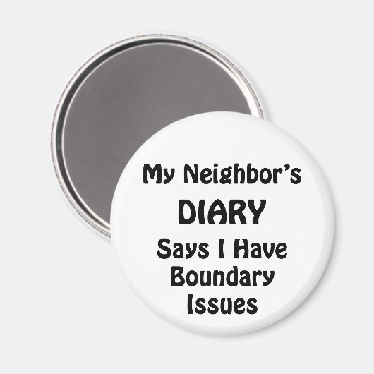 隣人の日記 マグネット (正面/裏面)