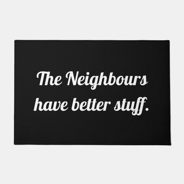 隣人の物は好い。 ドアマット (正面)