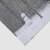 隣人の雪だるま冬の雪景色 薄葉紙 (詳細)