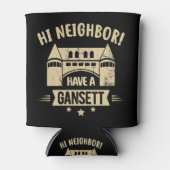 隣人はガーンセットのシャツを持っている 缶クーラー (正面)