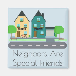 隣人は付き合いが好パーソナライズされたい マグネット